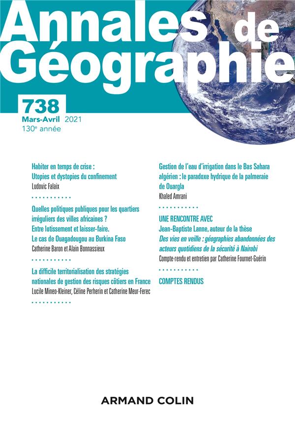 Revue Annales de géographie n.738 : varia