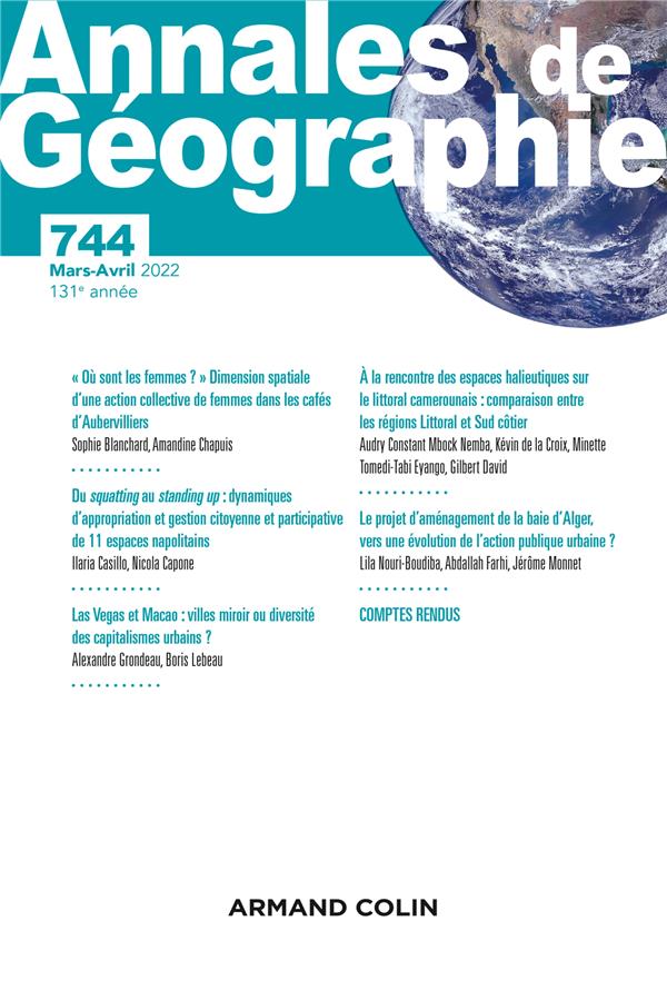 Revue Annales de géographie n.744 : varia
