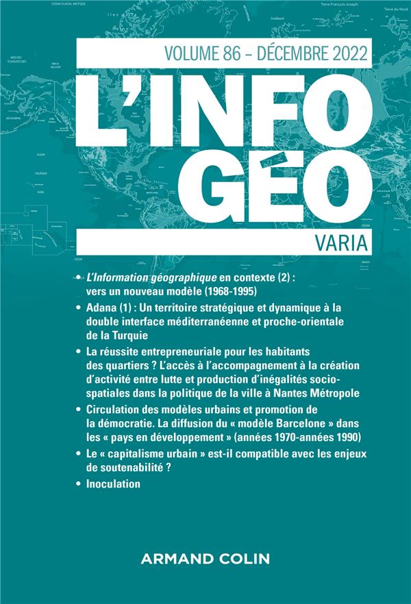 L'information géographique n.86 : varia