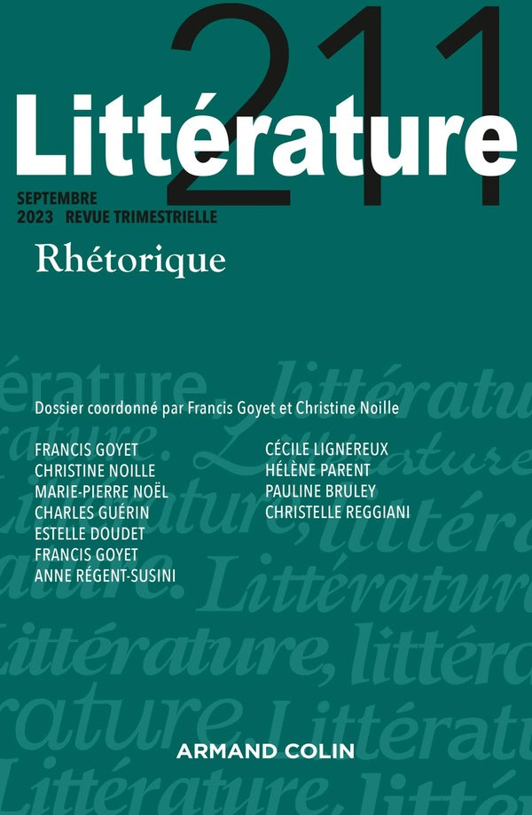 Littérature n.211 : rhétorique