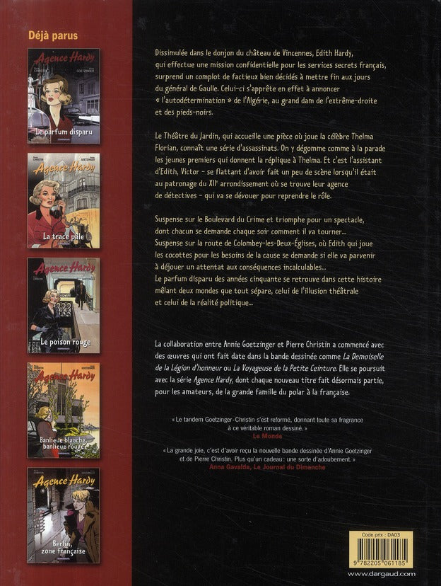 Agence Hardy Tome 6 : boulevard des crimes