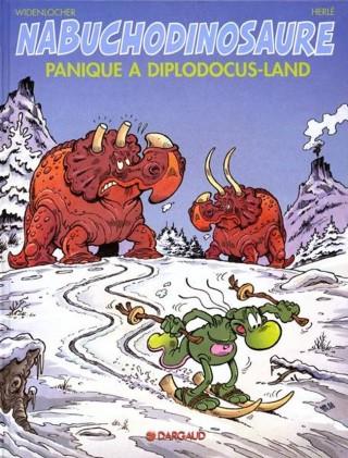 NAB ; les tribulations apeupréhistoriques de Nabuchodinosaure Tome 7 : panique à Diplodocus-land
