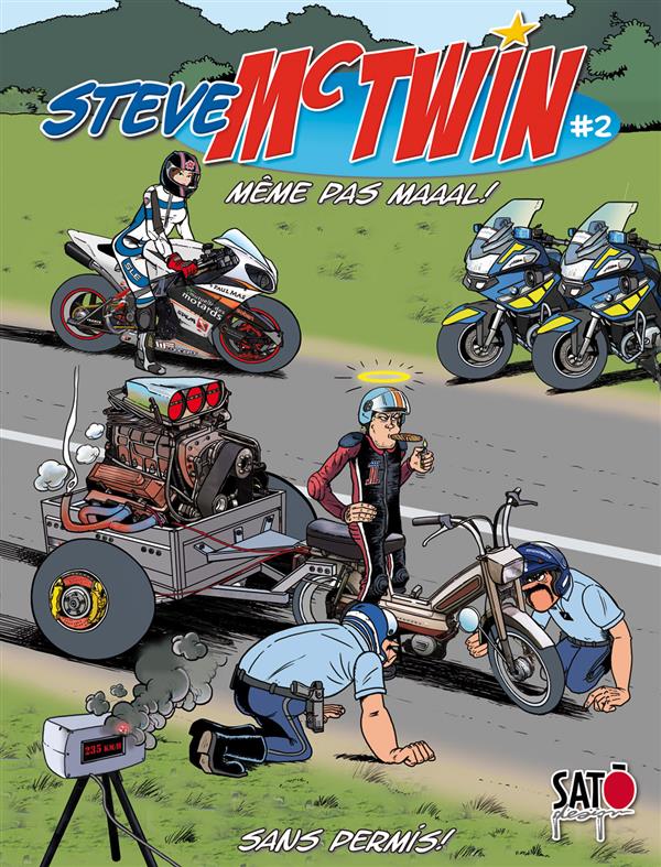 Steve Mac Twin Tome 2 ; même pas mal ! sans permis ! - flash vidéo