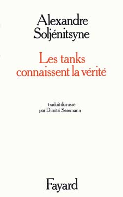Les tanks connaissent la vérité