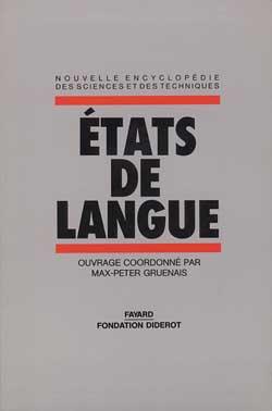 états de langue