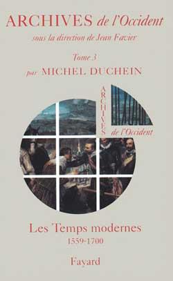 Archives de l'occident - les temps modernes (1559-1700)