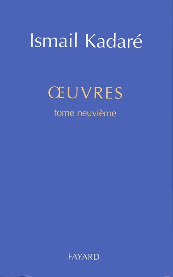 Oeuvres Tome 9