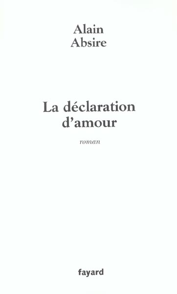 La declaration d'amour