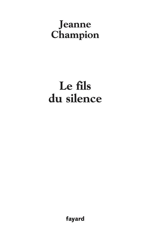 Le fils du silence