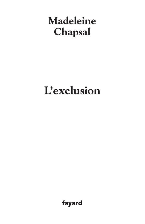 L'exclusion
