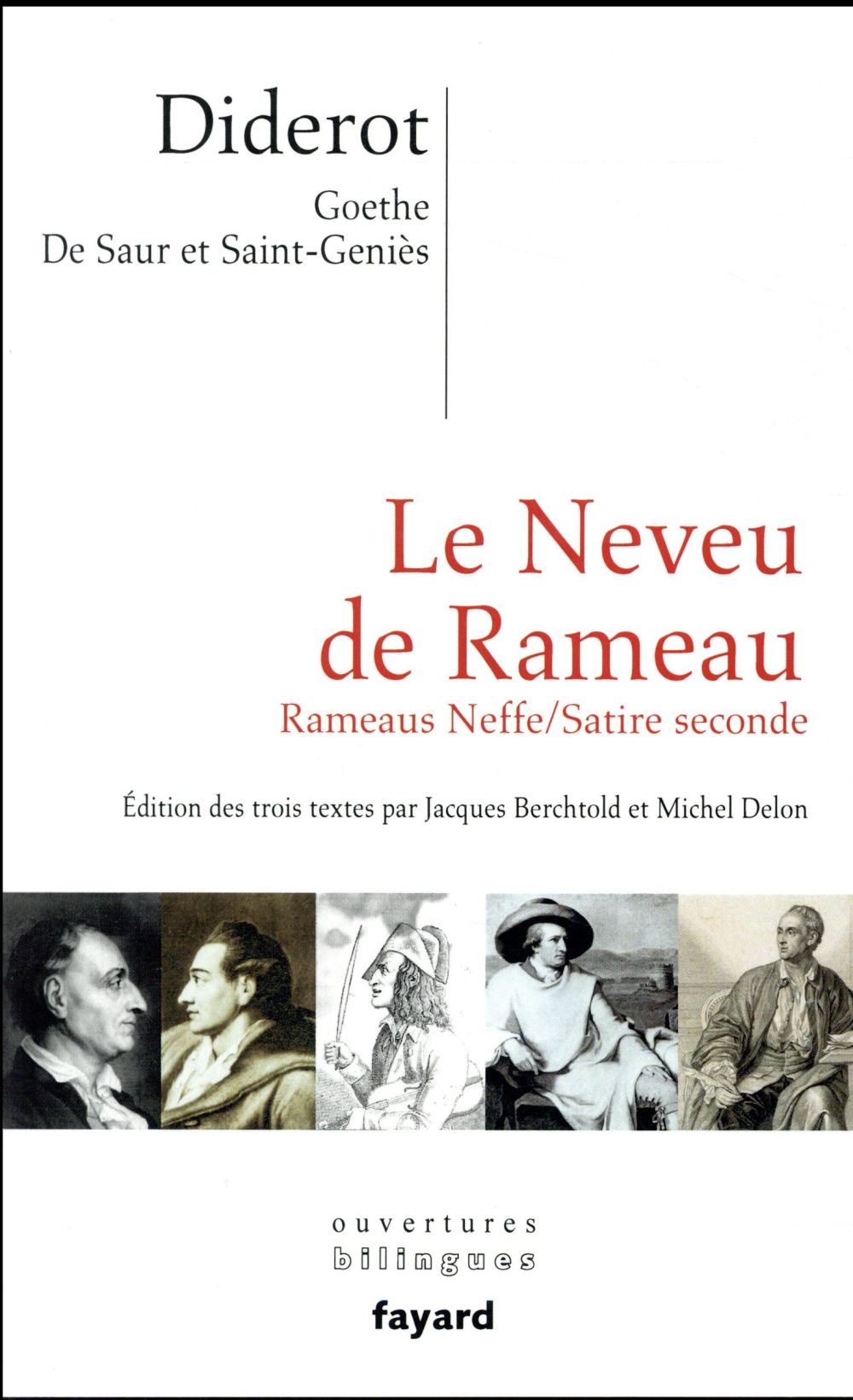 Le neveu de Rameau ; Rameaus Neffe ; satire seconde