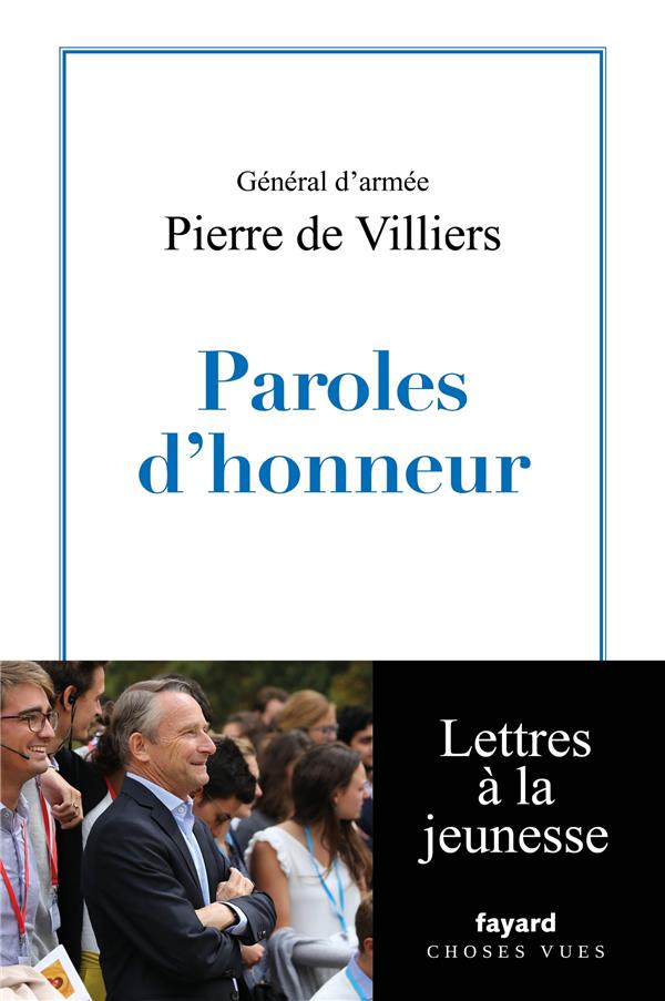 Paroles d'honneur : lettres à la jeunesse