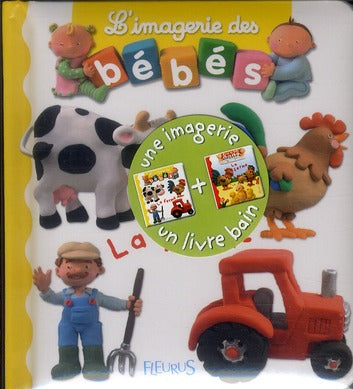 Livre de bébé bain ; le ferme ; valisette - flash vidéo