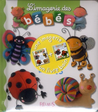 Livre de bébé bain ; les petites bêtes ; valisette - flash vidéo