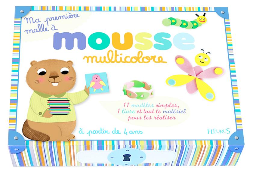 MA PREMIERE MALLE A : mousse multicolore - flash vidéo