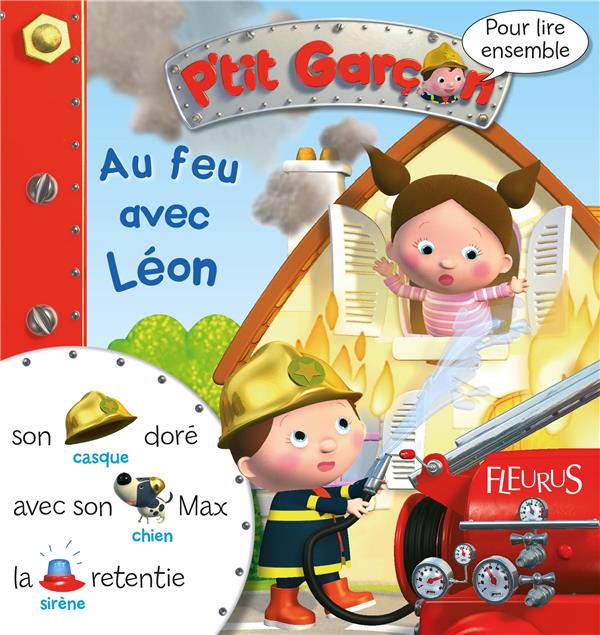 Pour lire ensemble : P'tit Garçon : au feu avec Léon - flash vidéo
