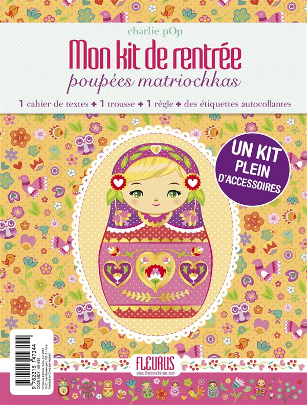 Mon kit de rentrée ; poupées matriochkas ; coffret