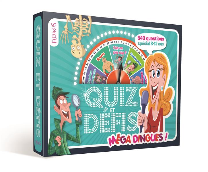 Quiz et défis méga dingues ! 540 questions spécial 8-12 ans - flash vidéo