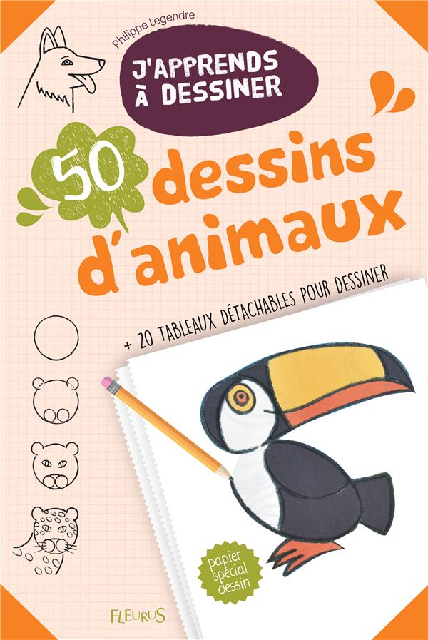 J'apprends à dessiner : 50 dessins d'animaux - flash vidéo