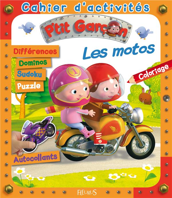 Cahier d'activités : P'tit Garçon : les motos - flash vidéo