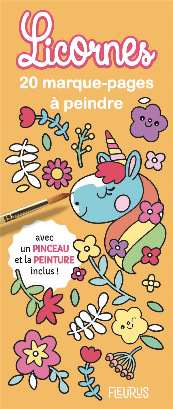 20 marque-pages à peindre : licornes - flash vidéo