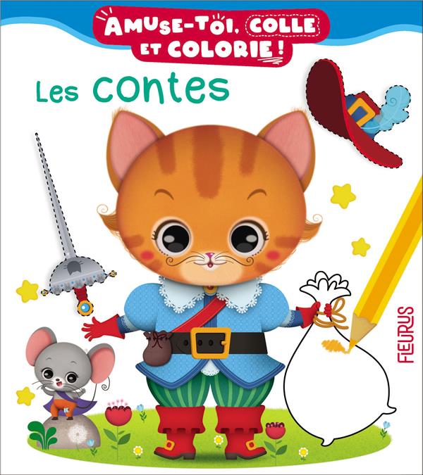 Amuse-toi, colle et colorie ! : les contes - flash vidéo
