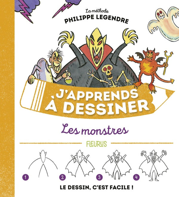 J'apprends à dessiner : les monstres