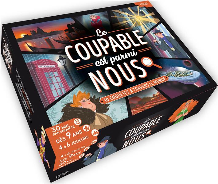 Le coupable est parmi nous : 10 enquêtes à résoudre : jeu de rôle - flash vidéo