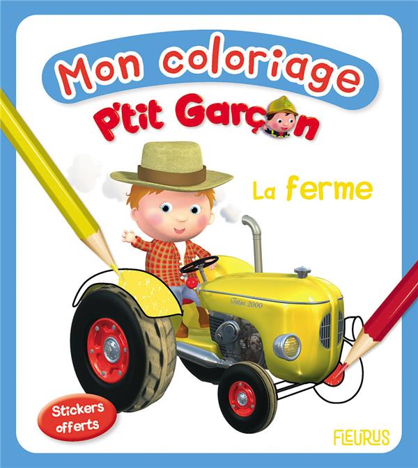 Mon coloriage : P'tit Garçon : la ferme - flash vidéo