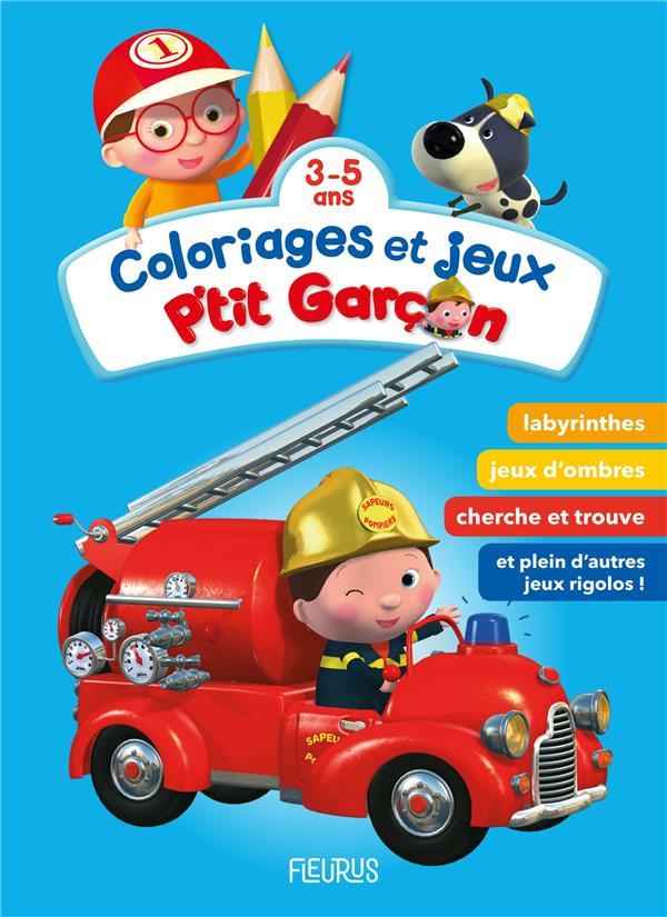 P'tit Garçon : coloriages et jeux - flash vidéo