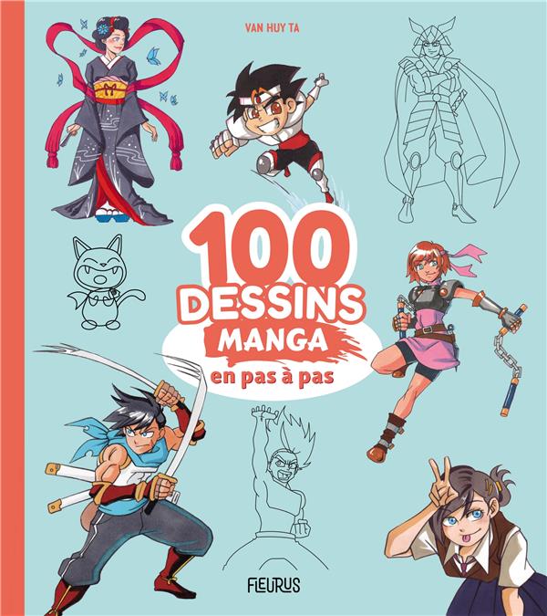 100 dessins manga en pas à pas - flash vidéo