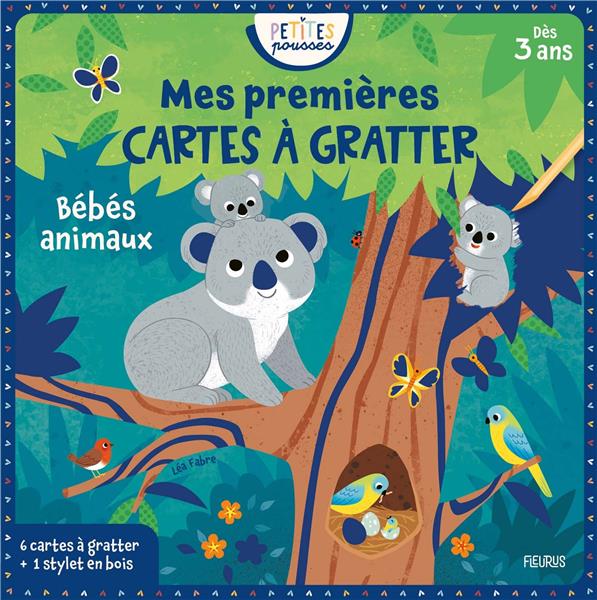 Mes premières cartes à gratter : bébés animaux - flash vidéo