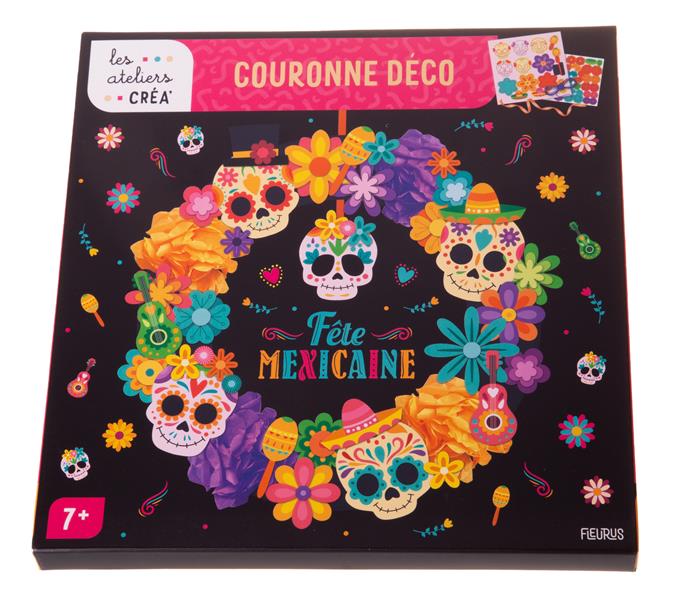 Couronne déco : fête mexicaine