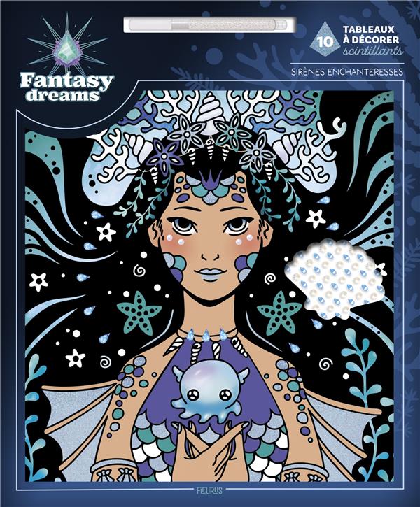 10 Tableaux à décorer scintillants : Sirènes enchanteresses