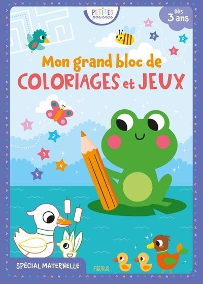 Mon grand bloc de coloriages et jeux - flash vidéo