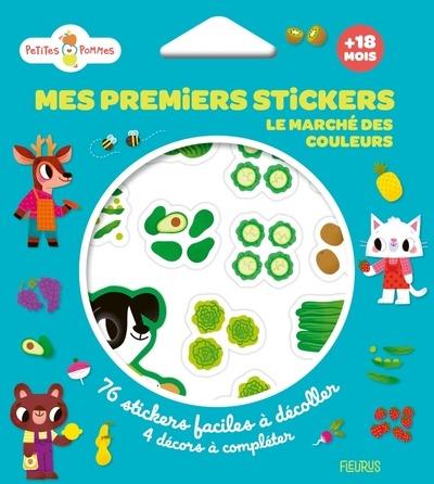 Mes premiers stickers : Le marché des couleurs