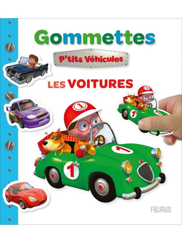 P'tits véhicules : Gommettes : Les voitures