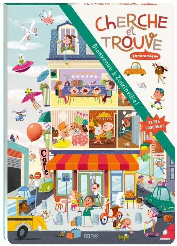 Cherche et trouve panoramique : Bienvenue à Zinzinville !