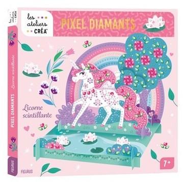 Les ateliers créa' : pixel diamants : Licorne scintillante
