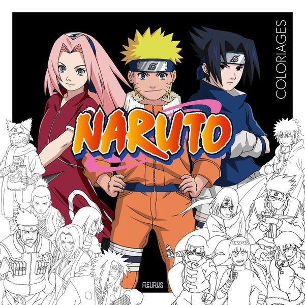 Livre de coloriages : Naruto