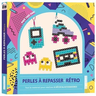 Perles à repasser : Rétro : Tout le matériel pour réaliser 8 décos & accessoires