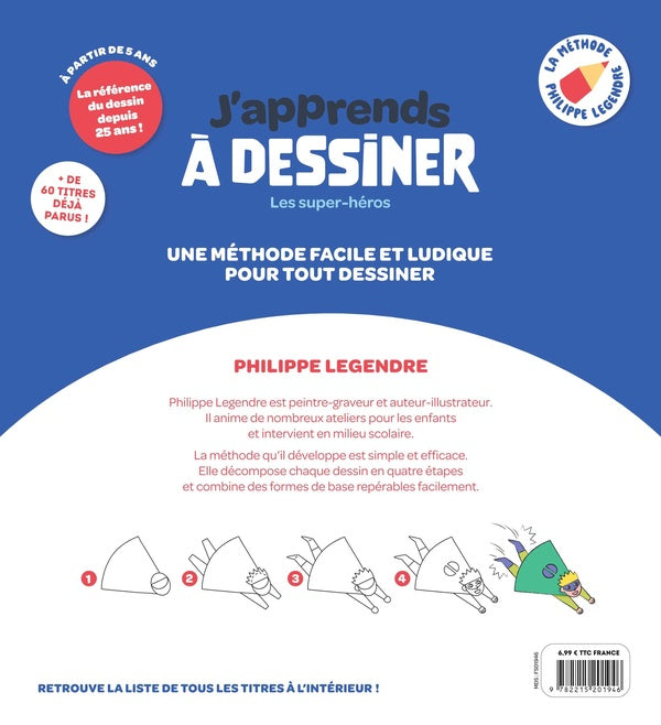 J'apprends à dessiner : Les super-héros