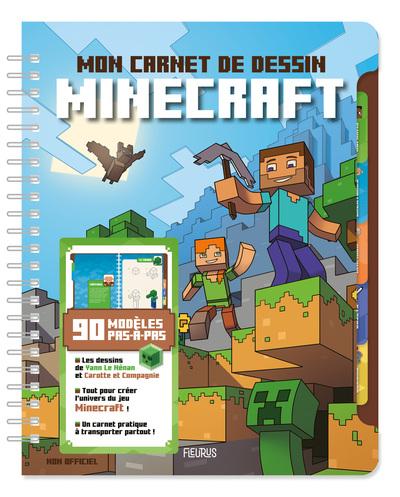 Minecraft : Mon carnet de dessin : 90 modèles en pas-a-pas
