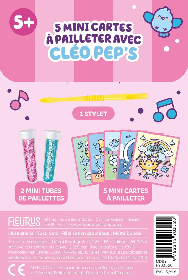 Les minis créas paillettes : Cléo Pep's