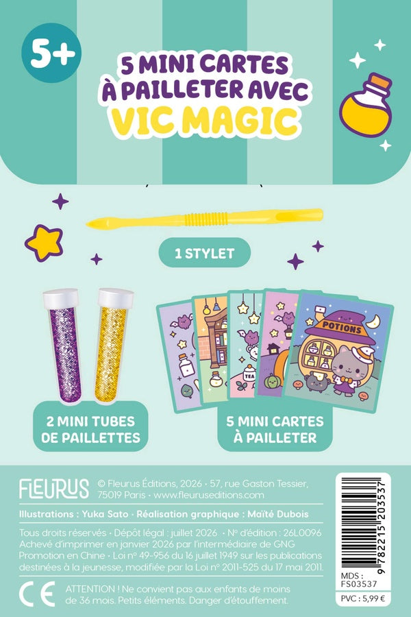 Les minis créas paillettes : Vic Magic