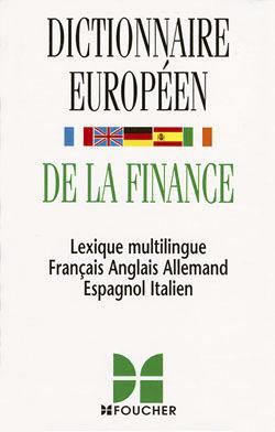 Dictionnaire europeen de la finance