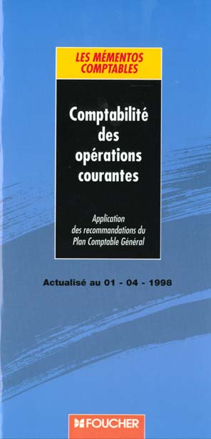 Comptabilite des operations courantes