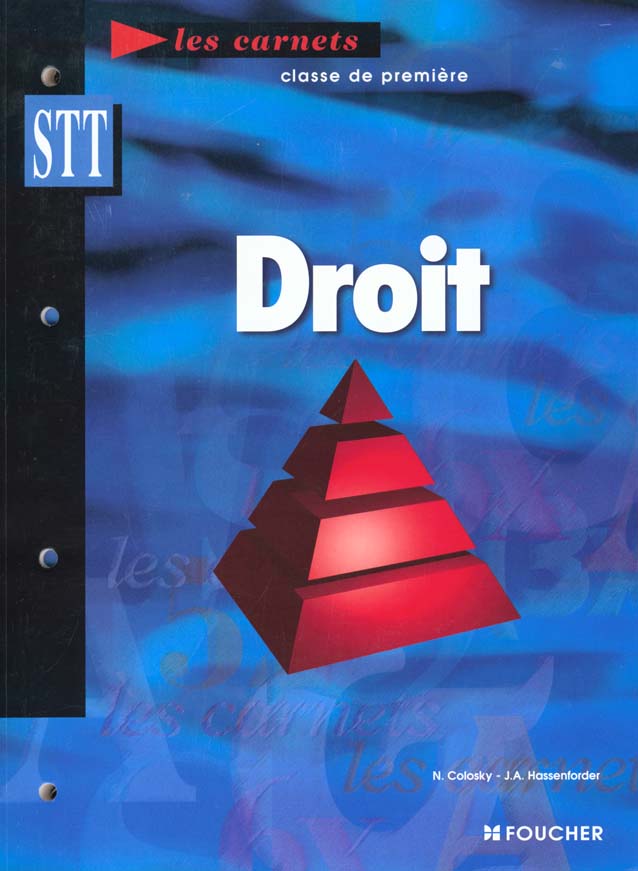 Droit ; 1e stt