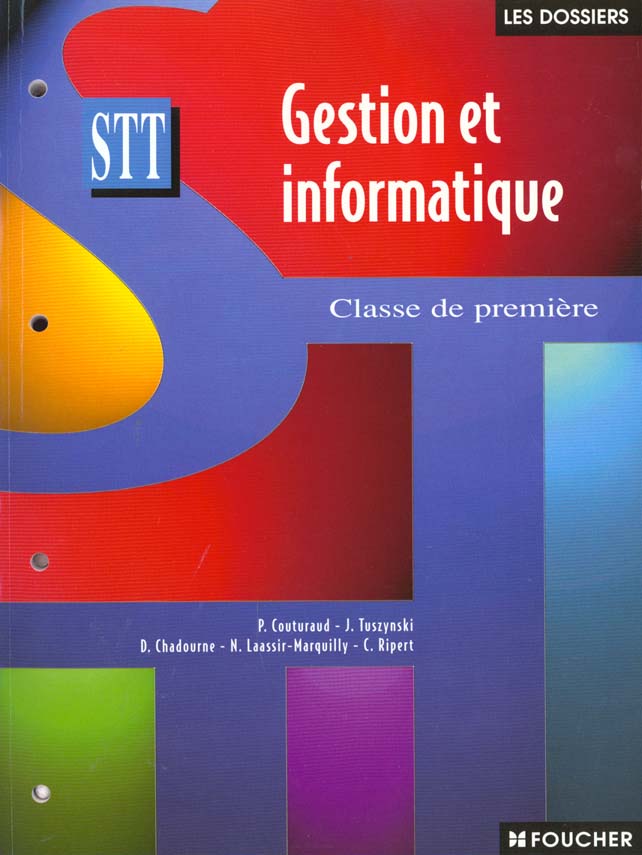 Gestion et informatique ; 1e stt