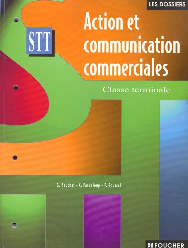 Action et communication commerciales ; terminale stt